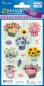 Preview: Blumen Strauss Sticker mehrfarbig 26 Aufkleber