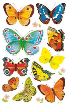 Schmetterlinge Papier Sticker