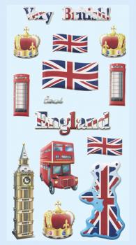 Schaum-Sticker Land England