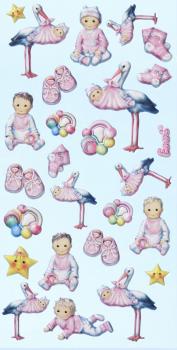 Schaum-Sticker Babygirl II