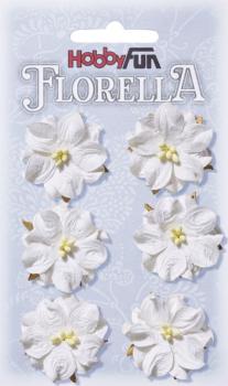 FLORELLA Blüten weiß - 3,5 cm