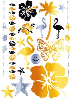 Preview: Flash Tattoo Sticker Beach Preview: Flash Tattoo Sticker Beach