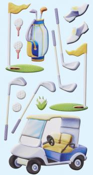 Schaumstoff Sticker Golf