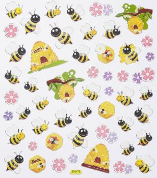 Design Sticker lustige Bienchen