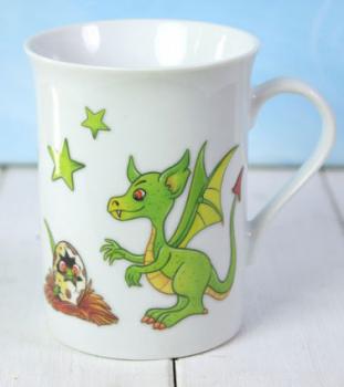 Porcelain stick dragon