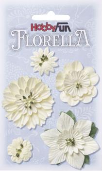 FLORELLA Blüten creme -  2,5 / 5,5 cm