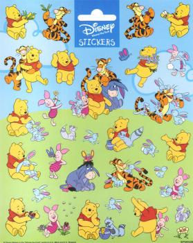 Winnie Pooh Sticker blau