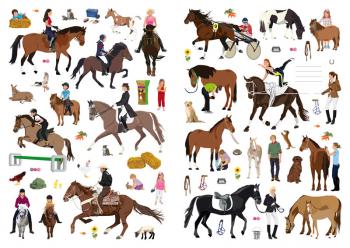 Mein Sticker-Pferdebuch + 300 Sticker