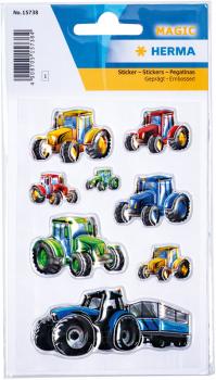 Sticker Traktoren Rennen