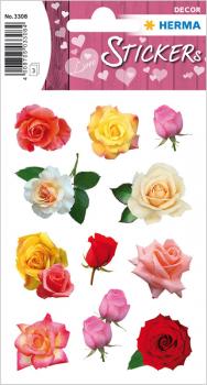 Rosenblüten Blumen Sticker