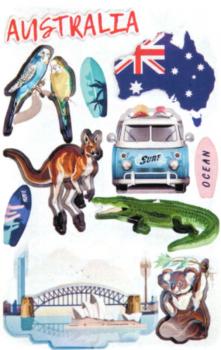 Australia Paper Sticker