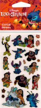 Metallic Sticker Disney Lilo& Stitch I