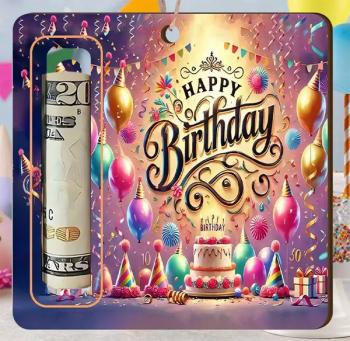 Preview: Geldgeschenk aus Holz Geburtstag IV Preview: Geldgeschenk aus Holz Geburtstag IV