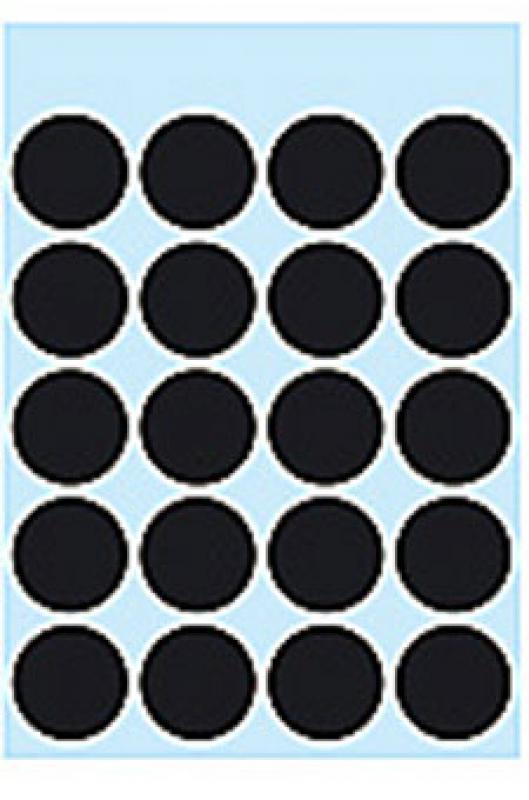 Markierungspunkte  Ø 19 mm schwarz