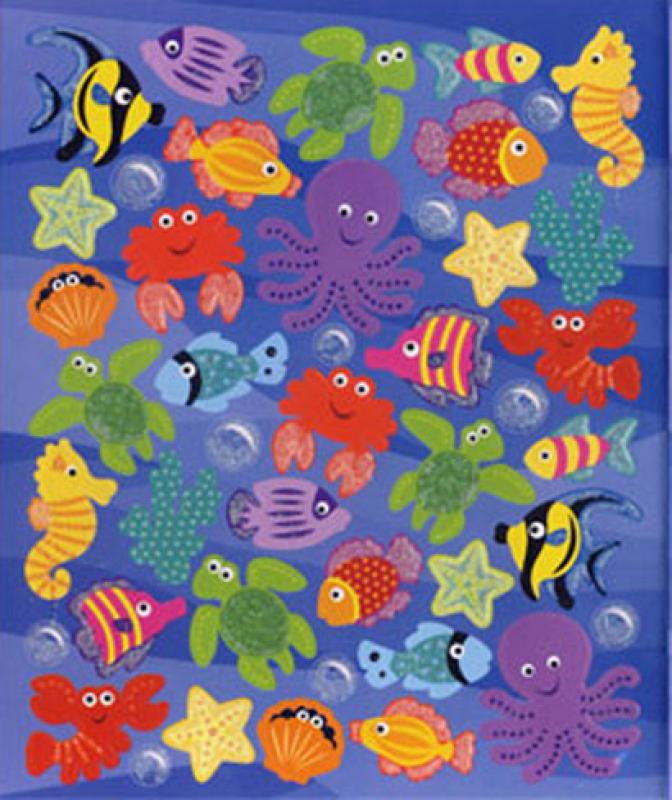 Doublez Stickers Glitter Fish 75 Sticker