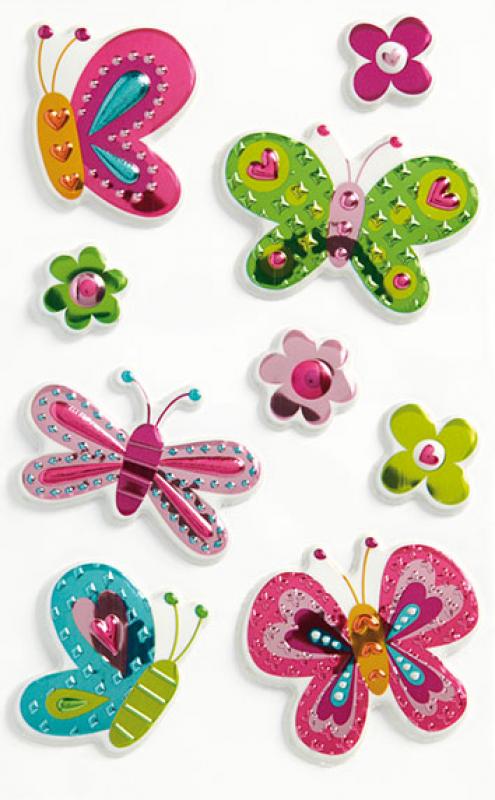 Creative-Sticker Schmetterling