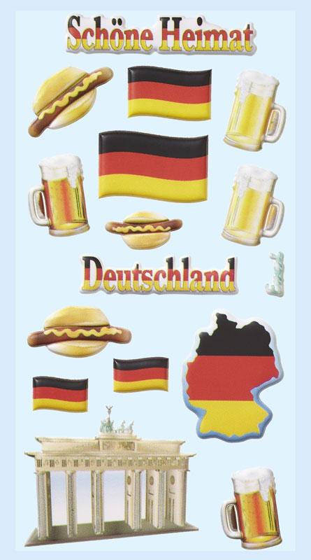 Schaum-Sticker Land Deutschland