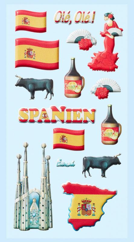 Schaumstoff Sticker Land Spanien