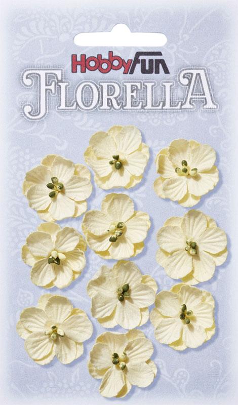 FLORELLA Blüten creme - 2,5 cm