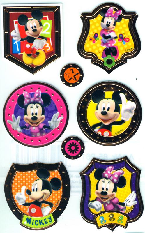 Metallic Sticker Mickey Mouse I
