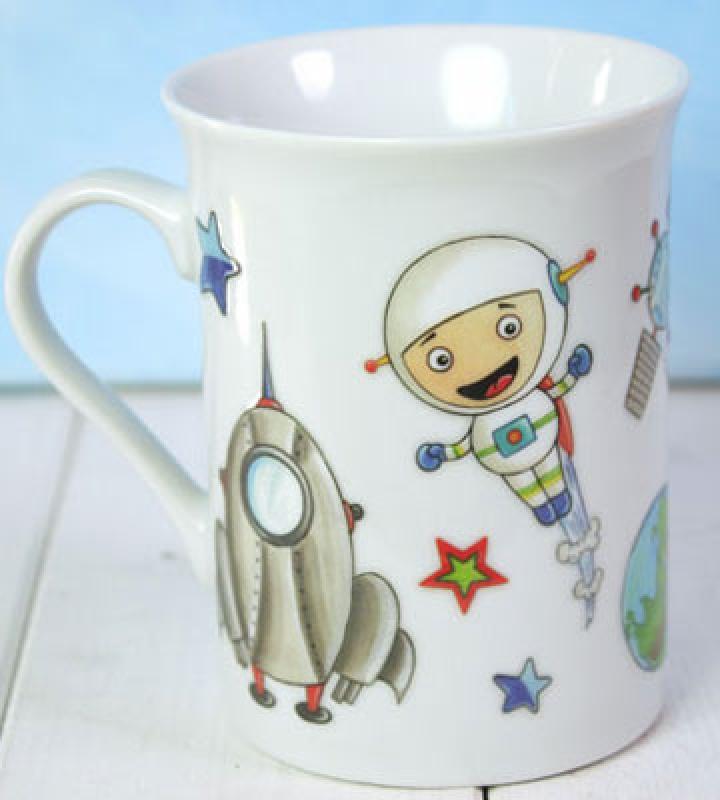 Porzellansticker Astronauten