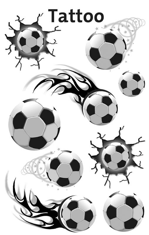 Coole Tattoos Fußball Sticker