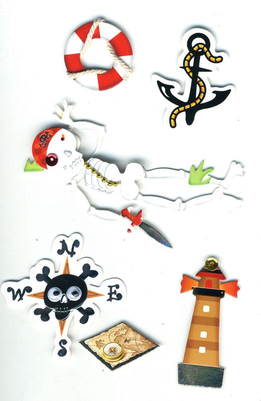 Handmade Sticker Pirat V