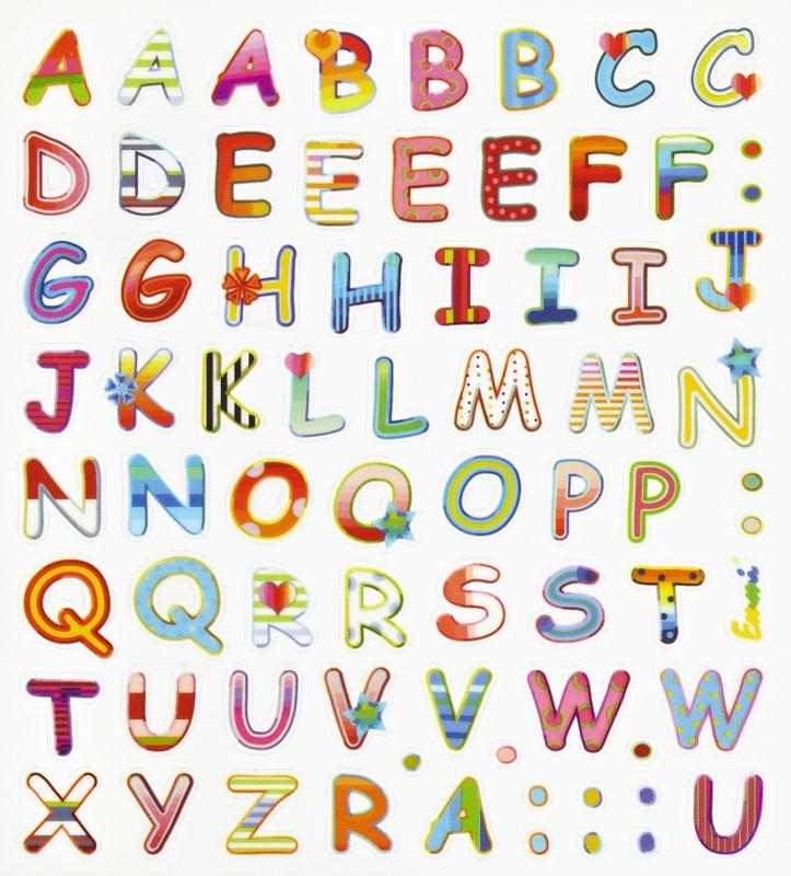 Design Sticker Buchstaben