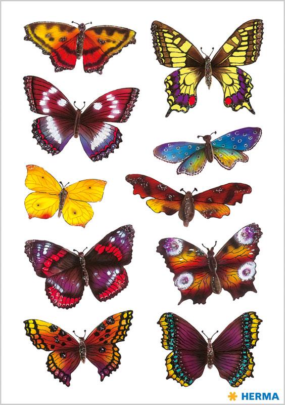 Schmetterling Sticker glimmer