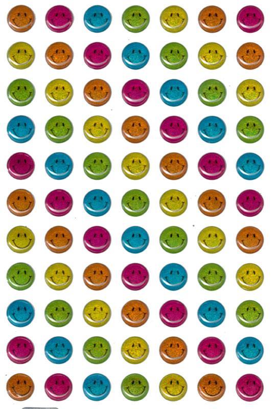 Crystal Smiley fun stickers