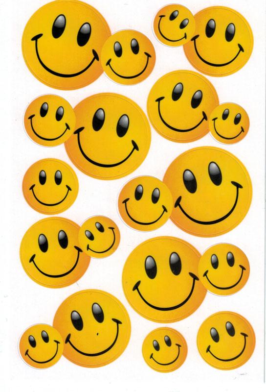 Papier Sticker Smiley