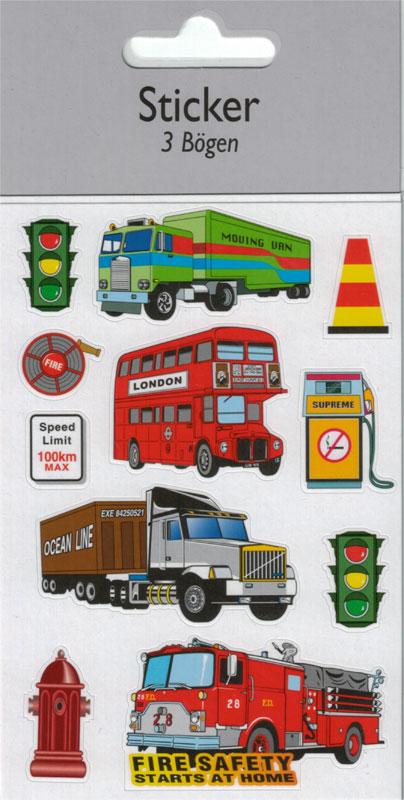 Papier Sticker Fahrzeuge