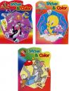 3 Sticker & Malbuch DIN A4 Sticker & Color