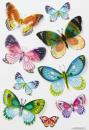 3D Butterfly Sticker I clear