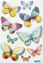 3D Schmetterling Sticker II klar
