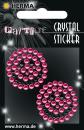 Party Line Crystal Sticker Glueckliches Gesicht