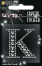 Party Line Crystal Sticker Buchstabe K