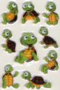 Wackelaugen Sticker Schildkröte