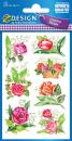 Blumen Papier Sticker Rosen