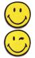 Preview: Iron-on sticker smiley for textiles