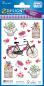 Mobile Preview: Flower basket stickers multicolor 38 stickers
