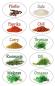 Preview: Household labels Spices