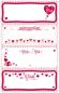 Mobile Preview: Household labels hearts 8 stickers
