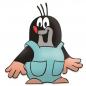 Mobile Preview: 3D magnet The little mole with dungarees