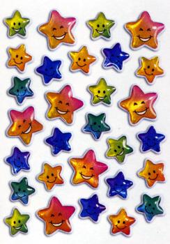 Crystal Sticker colorful stars