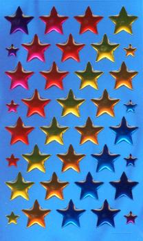 Crystal Sticker colorful stars