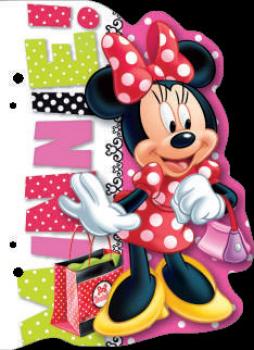 6 Insert Sheets A5 Minnie Mouse
