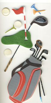 Handmade Sticker Golf