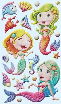 Foam Sticker Mermaid colorful II