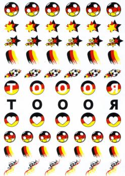 Preview: Nail Tattoo Germany Star WM Preview: Nail Tattoo Germany Star WM